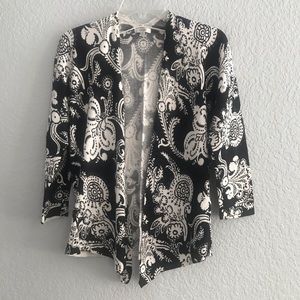 Cache 3/4 sleeve cardigan.